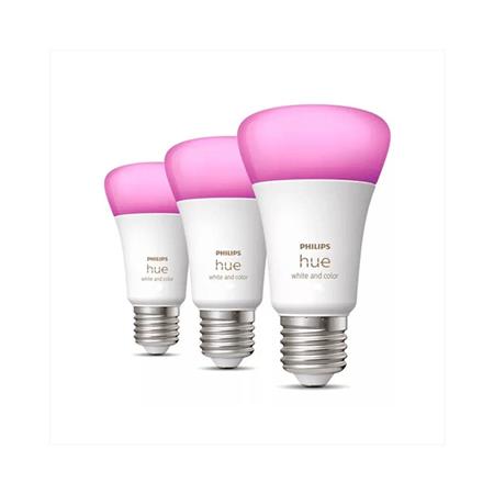 Kit de Inicio Philips Hue E27 Bluetooth White and Color X3 + Bridge + Dimmer Switch